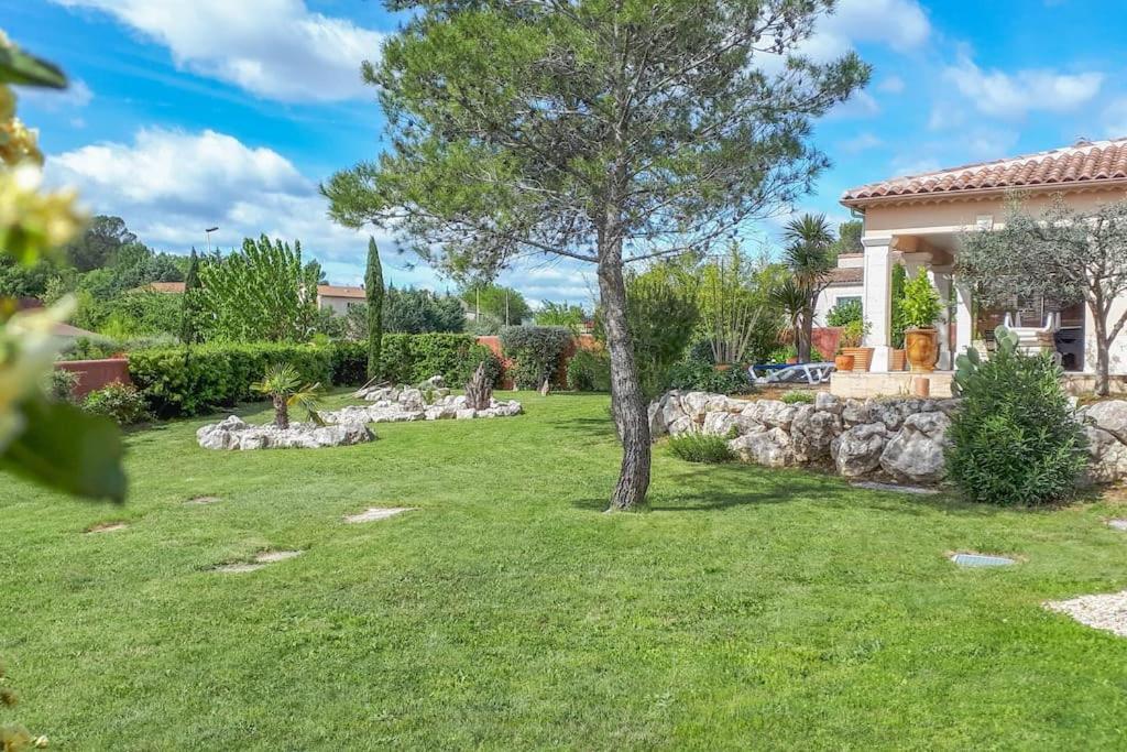 Anduze Gite Les Pins Au "Petit Clos Des Cigales" Massillargues-Attuech Eksteriør bilde